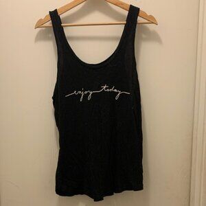 Black Barre Tank Top